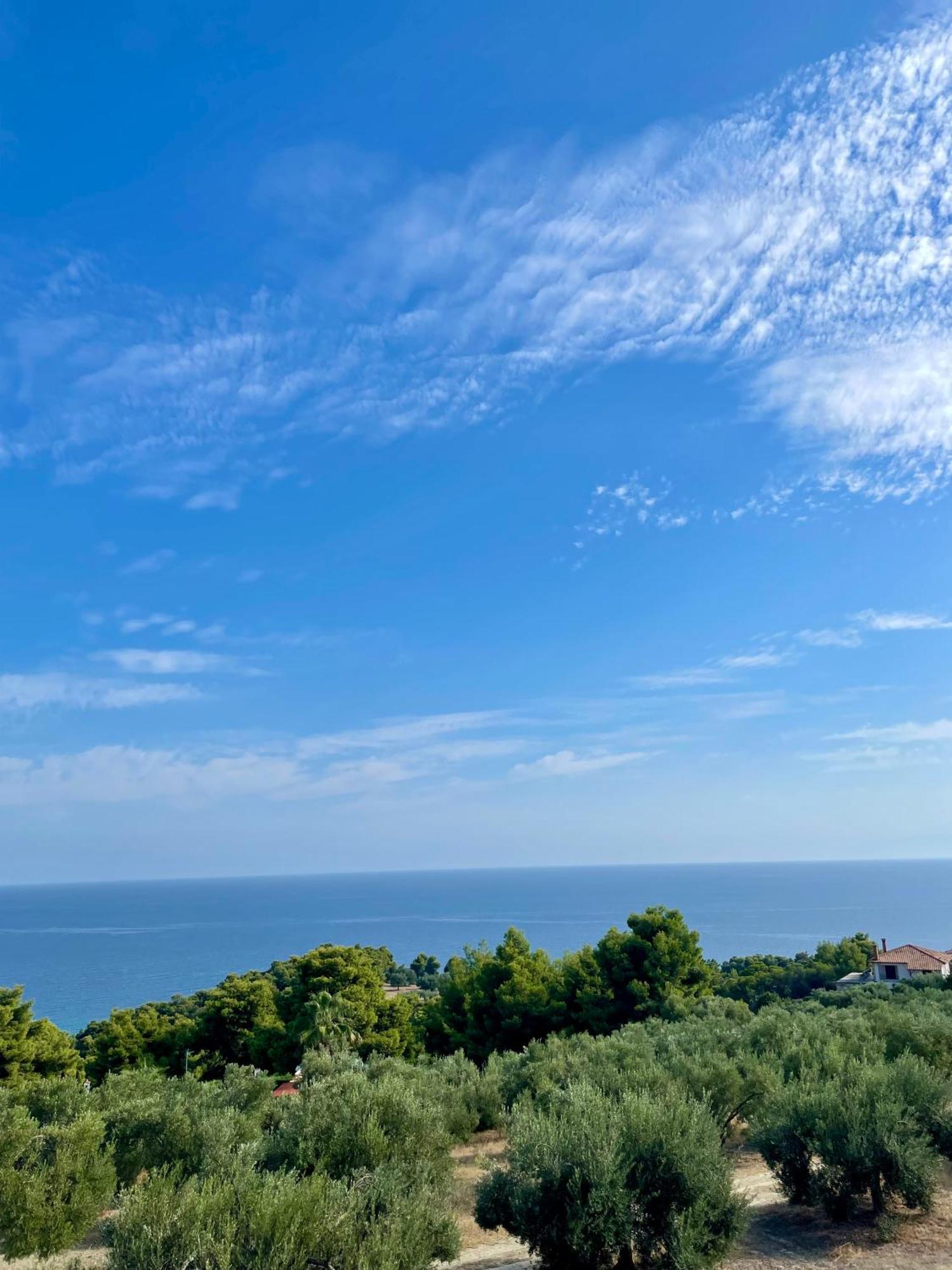 Summer House With Amazing View Possidi Exterior foto